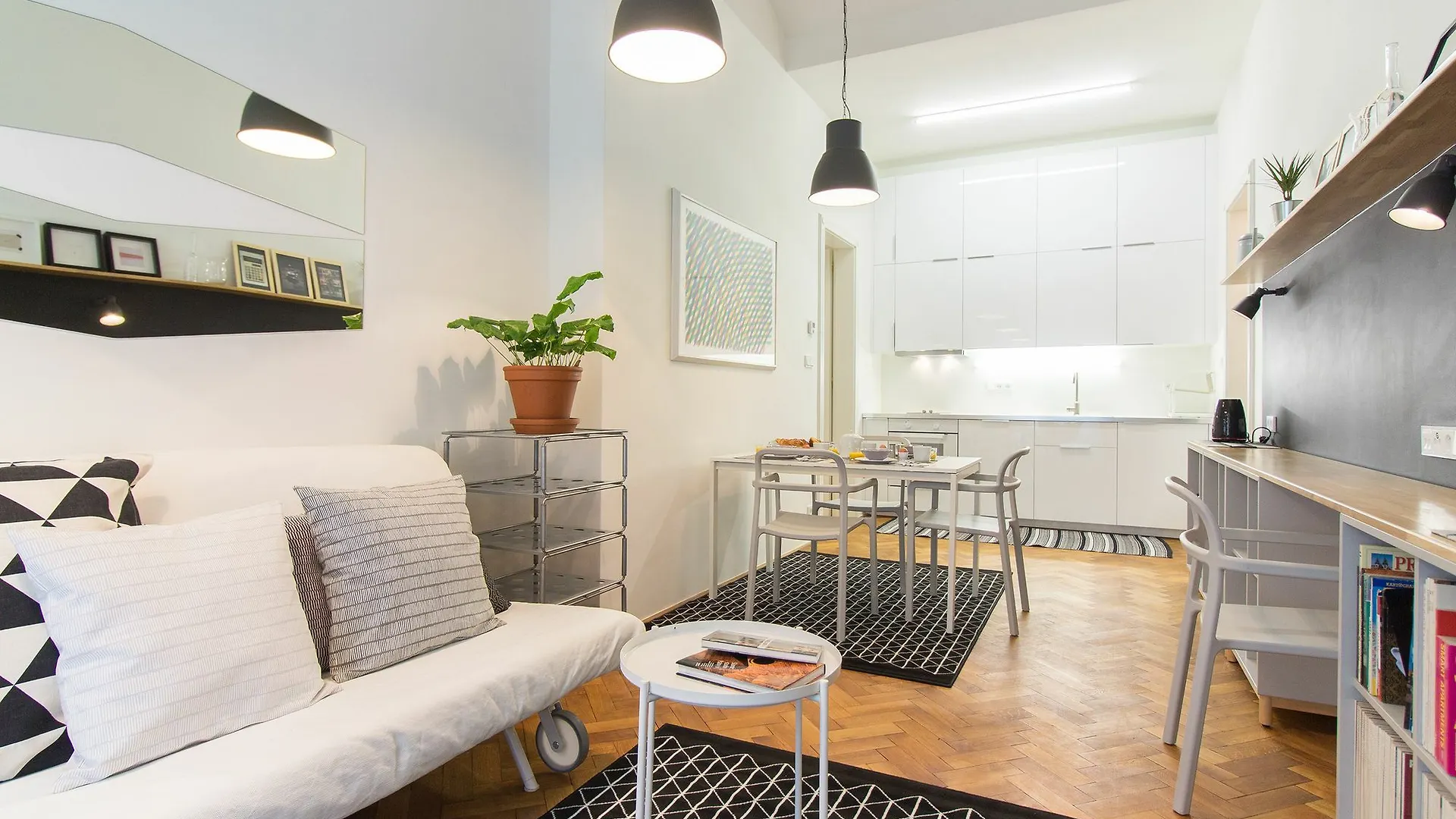 Stylish Modern Apartment With Gym&Sauna Prag Tjekkiet
